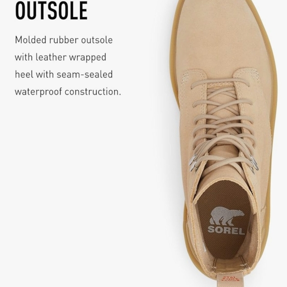 Sorel Tan Lace-Up Boots - Picture 2 of 13